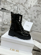 CD D-Strike Ankle Boot In Black Glossy Cowhide 100587