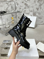 CD D-Strike Ankle Boot In Black Glossy Cowhide 100587