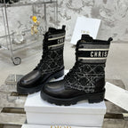 D-Major Ankle Boot In Black Tweed 100592