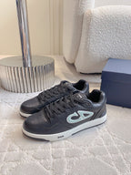 CD AND STONE ISLAND B57 Low-Top Sneaker – Limited And Numbered Edition Black And Light Green Calfskin