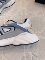 CD B30 Sneaker Blue Grey Mix White Beige Polyester Mesh Fabric And Calfskin