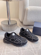 CD B30 Sneaker Black Polyester Mesh Fabric And Calfskin