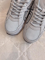 CD B30 Sneaker Light Grey Polyester Mesh Fabric And Calfskin