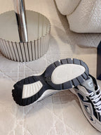 CD B30 Sneaker Charcoal Gray Polyester Mesh Fabric And Calfskin