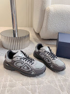 CD B30 Sneaker Grey Blue Mix Grey Black Polyester Mesh Fabric And Calfskin