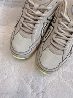 CD B30 Sneaker Dark Beige Mix Yellow Polyester Mesh Fabric And Calfskin