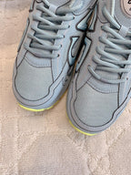 CD B30 Sneaker Grey Blue Mix Yellow Polyester Mesh Fabric And Calfskin