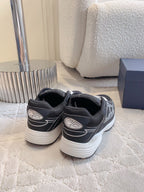 CD B30 Sneaker Grey Black Polyester Mesh Fabric And Calfskin