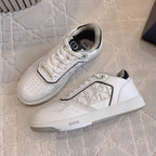 CD B27 Low-Top Sneaker White Black Print Calfskin