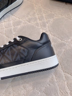 CD B27 Low-Top Sneaker Black Calfskin Diamond Print