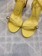 CL Atmospheria 90mm embellished sandals Yellow Leather 177089