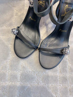 CL Atmospheria 90mm embellished sandals Black Leather 177088