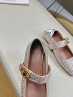 VT Vlogo Locker Diamond Pink Nude Cowhide 330737