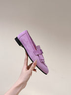 HM Mocassins Royal Loafers Lavender Suede 445013