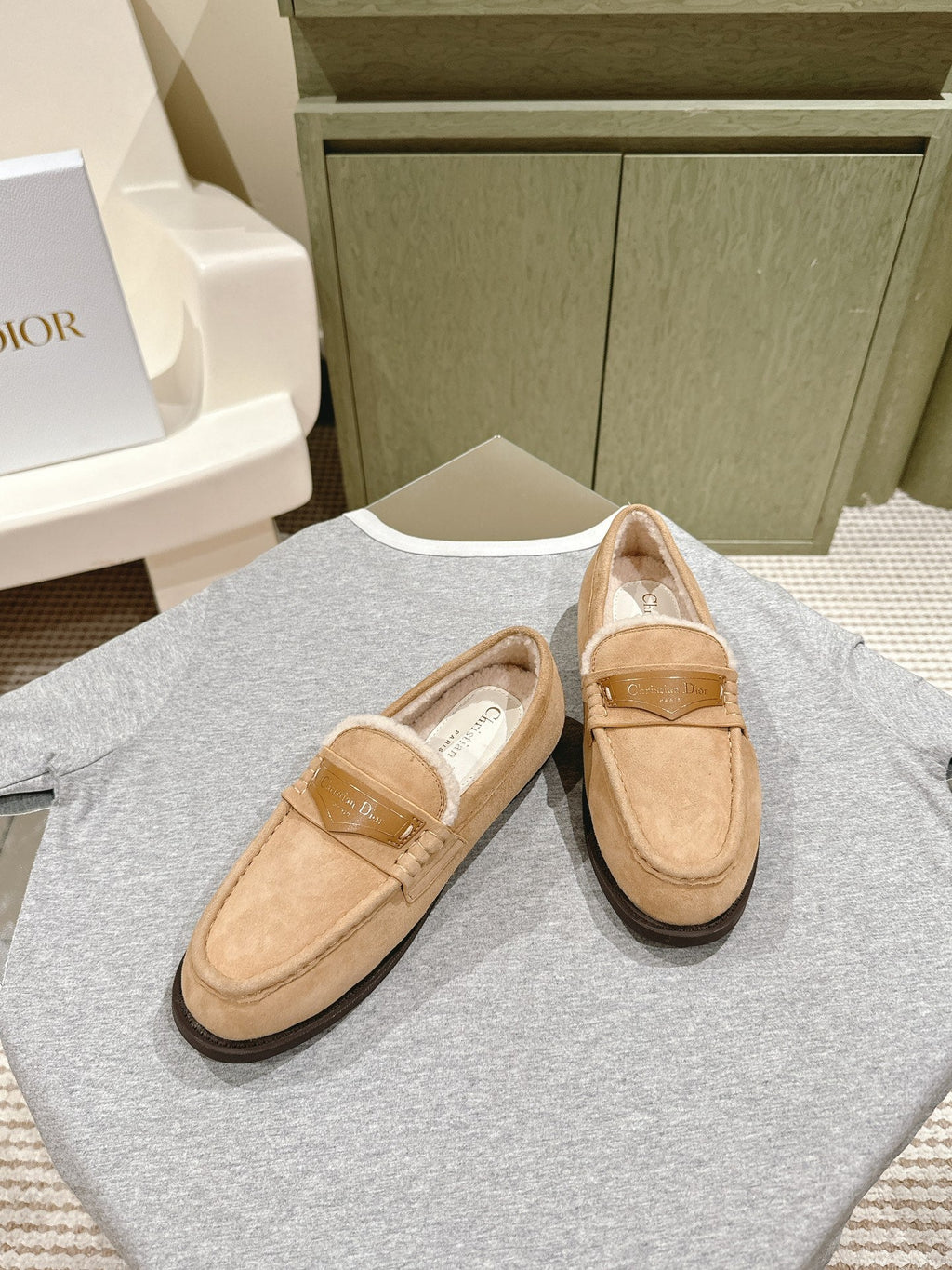 CD Loafer In Dark Loafer Suede 995507