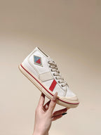 BV Eliot Sneaker White/Sea salt Cotton Calfskin 446197