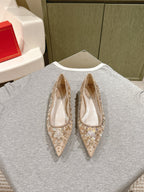 RC 25 Diamond Flat Sole Pink Nude Custom Lace 268058