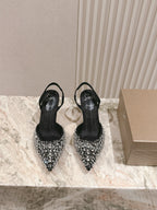 CL 25 Sling Back Black Imported   Special 346318
