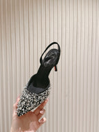 CL 25 Sling Back Black Imported   Special 346318