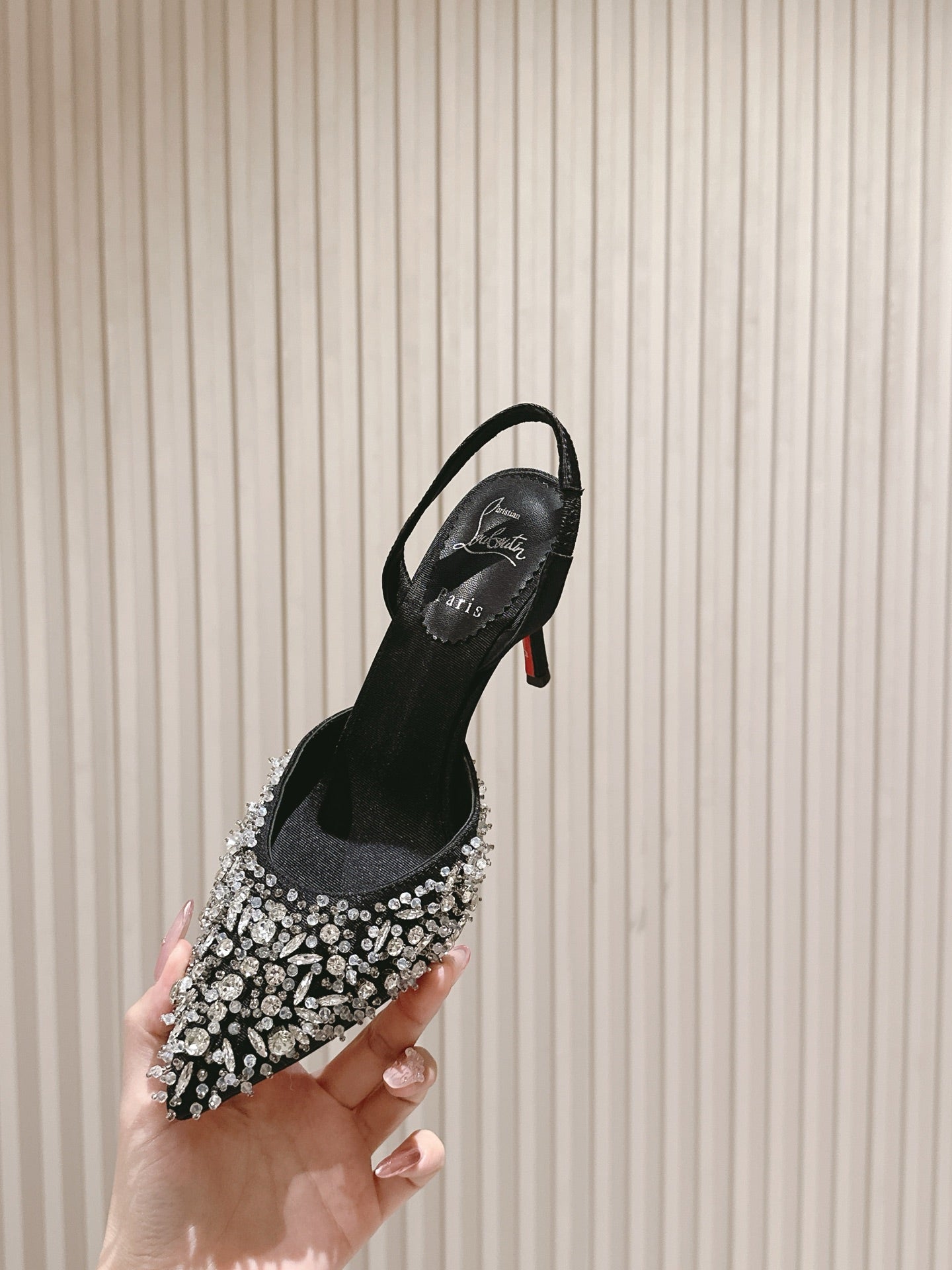 CL 25 Sling Back Black Imported   Special 346318