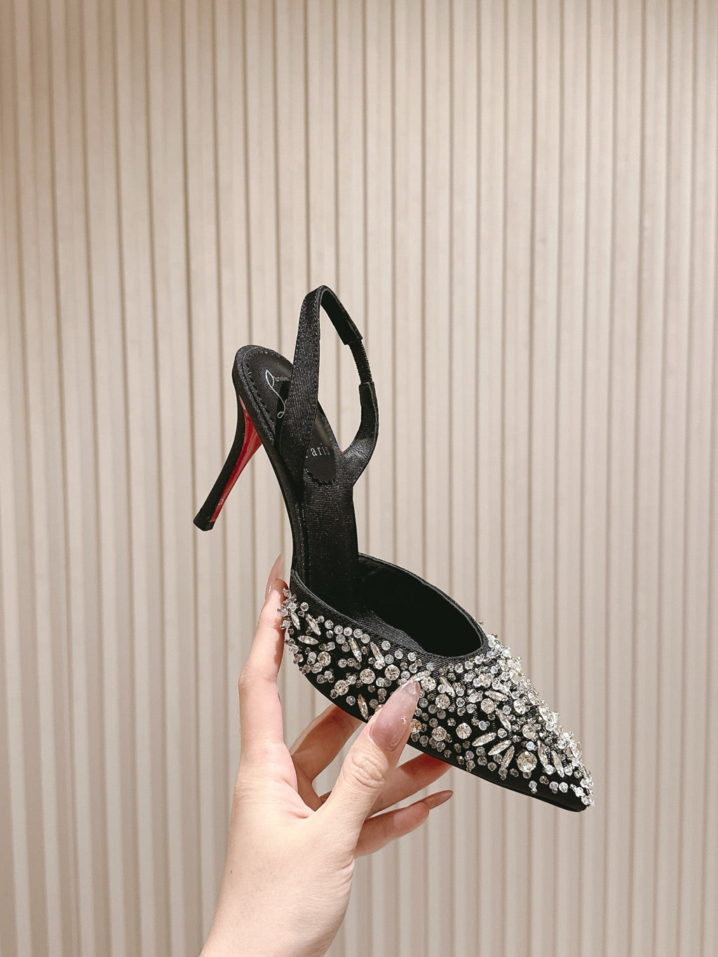 CL 25 Sling Back Black Imported   Special 346318