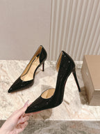 CL 25s Iriza Pumps 95mm Black Patent Leather 446684