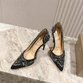 CL 25 Embellished Pumps Black Imported   Special 346313