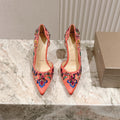 CL 25 Embellished Pumps Red Imported   Special 346314
