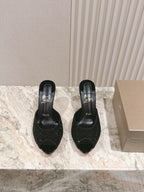 CL 25 Mules Black Imported   Special 346328