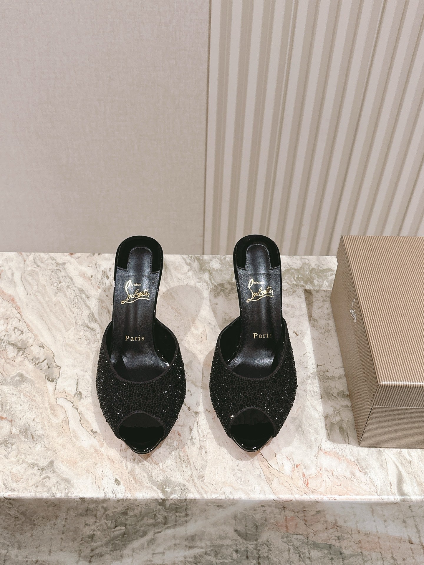 CL 25 Mules Black Imported   Special 346328