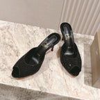 CL 25 Mules Black Imported   Special 346328