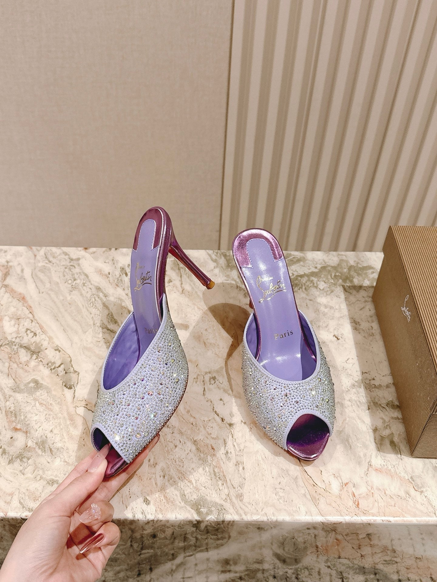 CL 25 Mules Purple Imported   Special 346329