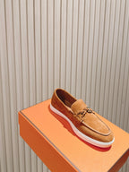 HM 25s Ignacio Loafer Caramel Suede Rubber 445341