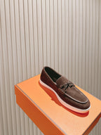 HM 25s Ignacio Loafer Dark Brown Suede Rubber 445346