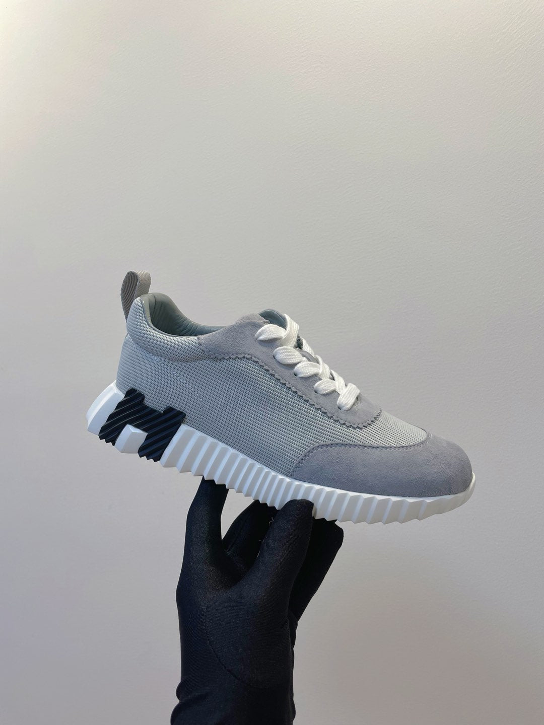 HM Bouncing sneaker Gray Fabric with Suede 212280
