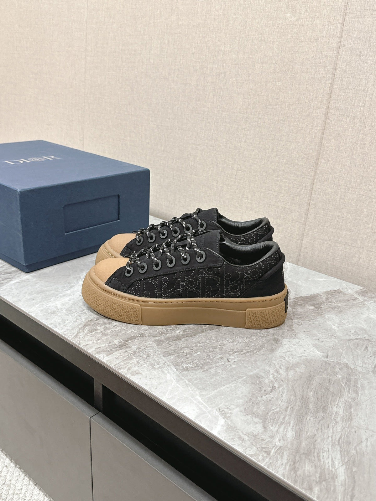 CD And Stone Island B33 Sneaker – Limited And Numbered Edition Black Canvas
