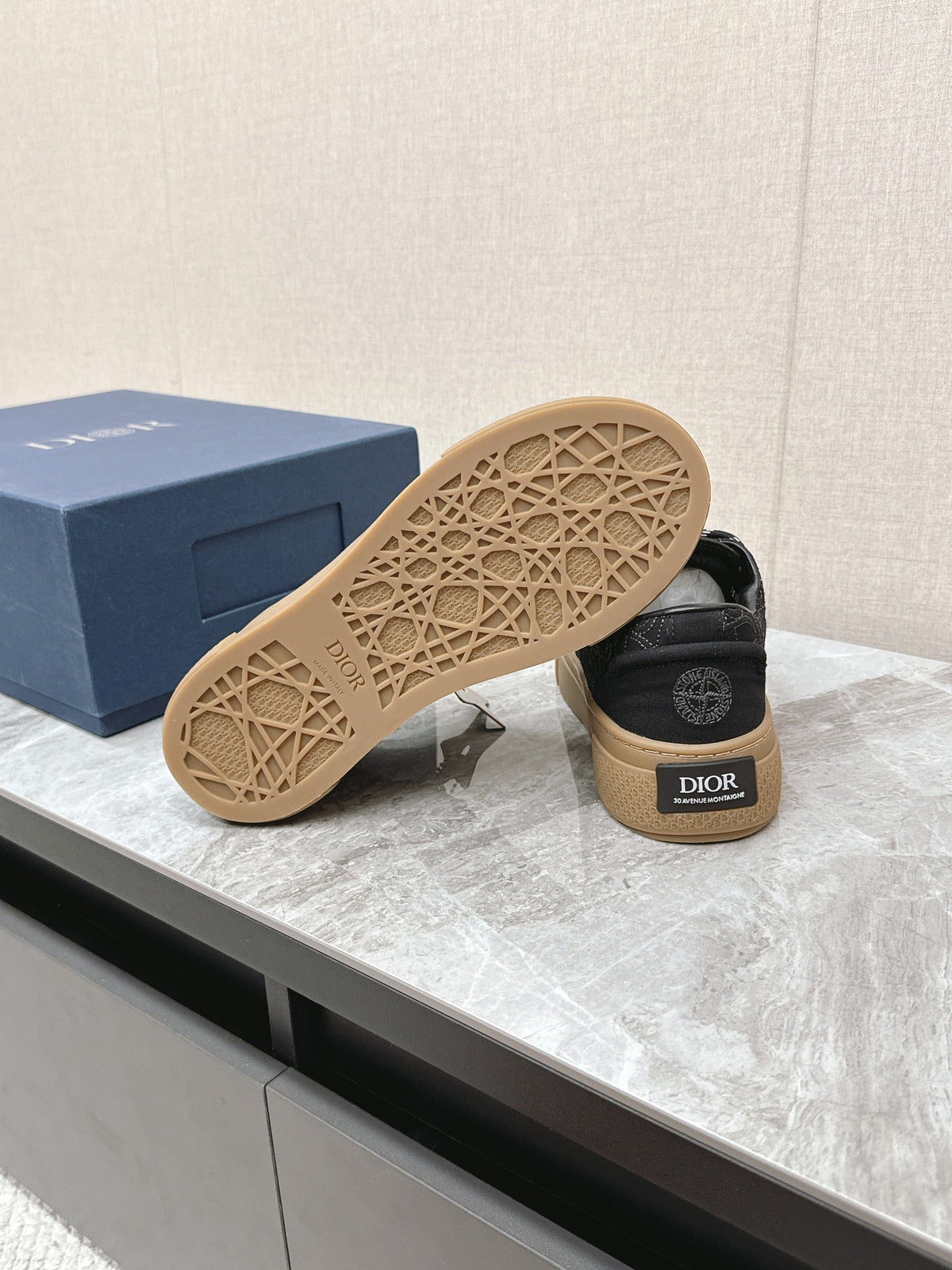 CD And Stone Island B33 Sneaker – Limited And Numbered Edition Black Canvas