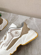 DC Daymaster Sneakers Muted Brown White Cowhide & TPU 116663
