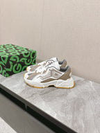 DC Daymaster Sneakers Muted Brown White Cowhide & TPU 116663