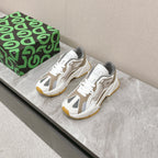 DC Daymaster Sneakers Muted Brown White Cowhide & TPU 116663