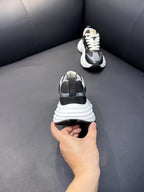 GG Men's Sneaker Black Mesh Suede 751835