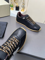 Golden Goose 26s Marathon Runner Sneakers Black Leather 735858