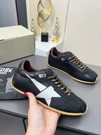 Golden Goose 26s Marathon Runner Sneakers Black Leather 735858