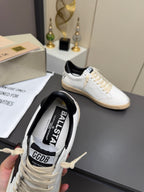 Golden Goose 26s Ball Star Sneakers White Black Leather 735900