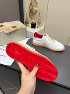 Golden Goose 26s Ball Star Sneakers Red White Leather 735901