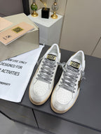 Golden Goose 26s Ball Star Sneakers Golden White Leather 735902