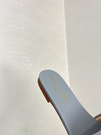 dway slide embroidered grey cotton