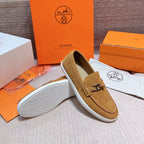 HM Men's Ignacio Loafer Light Brown Suede 713054