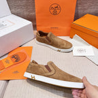 HM Men's 25 Lucky Slip-on Brown Suede 713098