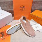 HM Men's 25 Lucky Slip-on Pink Suede 713100